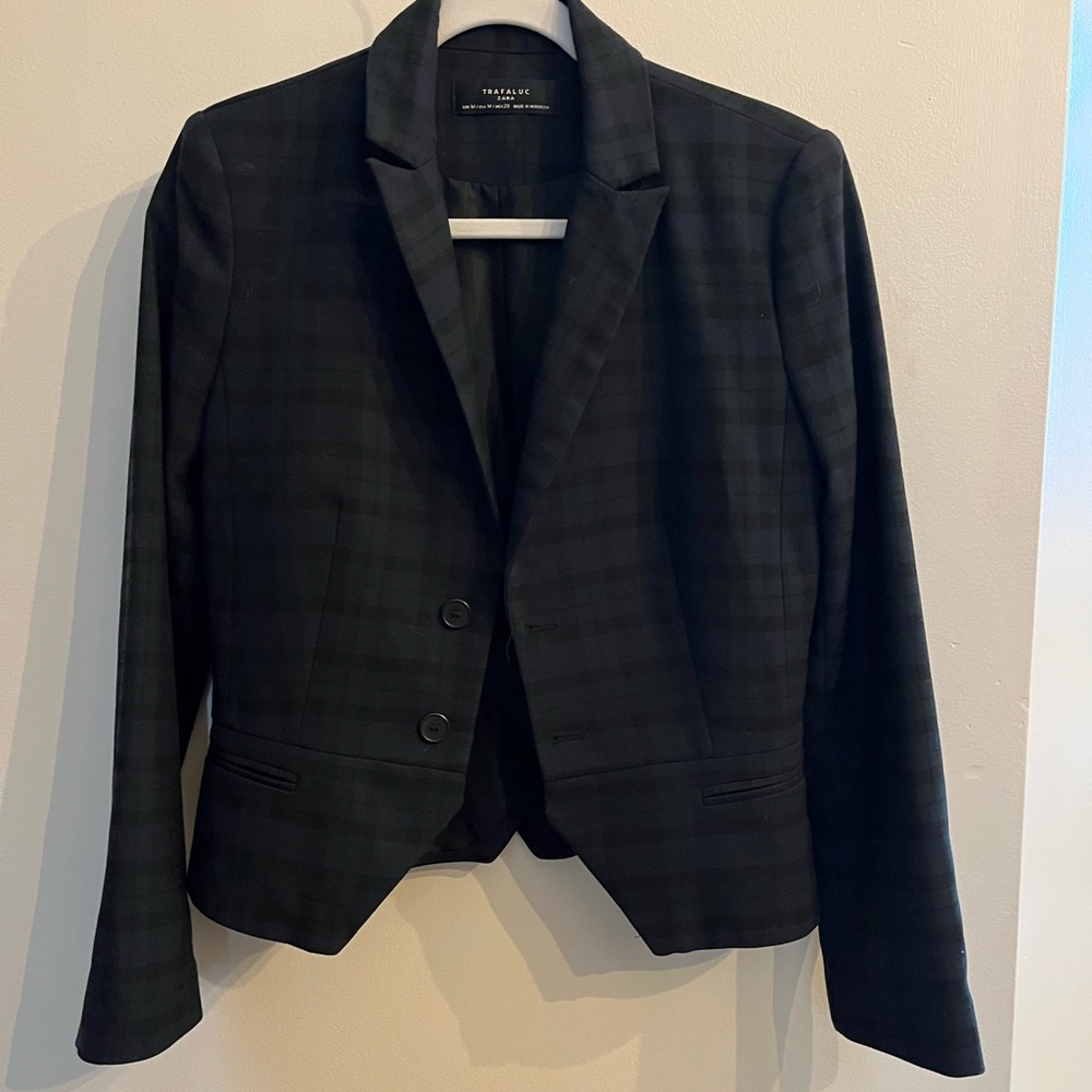 Zara Plaid blazer